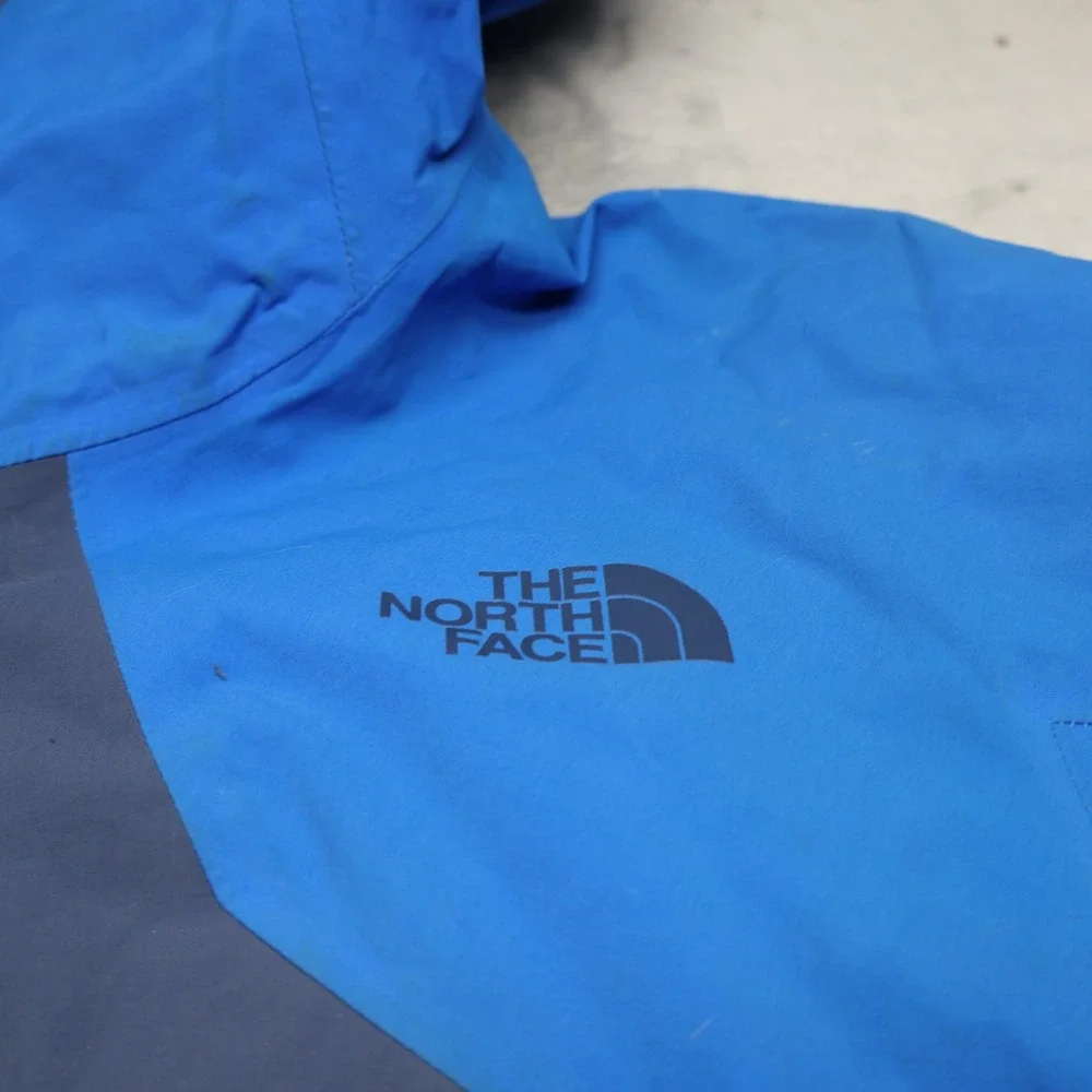 North Face Jacket Men Small Blue Free Thinker Steep Series GoreTex Outdoor READ